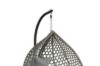 Picture of MAYA Rattan Outdoor Hanging Egg Chair (Grey with Black Frame)