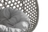 Picture of MAYA Rattan Outdoor Hanging Egg Chair (Grey with Black Frame)