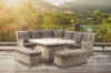 Picture of [FLOOR MODEL CLEARANCE] BARCELONA 6PC Sectional Outdoor Lounge & Dining Sofa Set (Gas Lift Table)