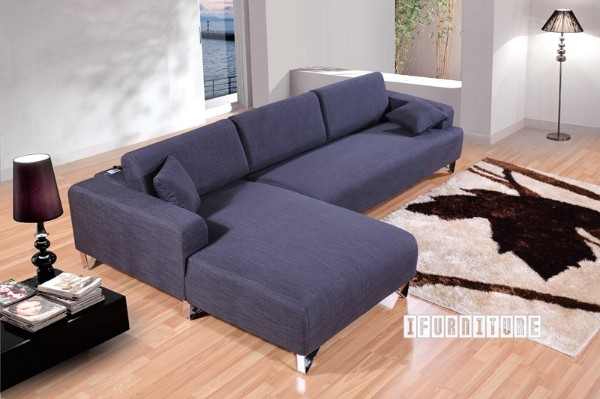 Picture of [FLOOR MODEL CLEARANCE]  SMARTVILLE Corner Sofa *Dark Grey - Facing Left