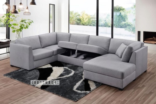 Picture of [FLOOR MODEL CLEARANCE]  OAKDALE Chaise Facing Right Sectional Sofa with Storage Seat