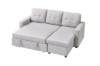 Picture of [FLOOR MODEL CLEARANCE]  HARTFIELD Reversible Corner Sofa/Sofa Bed with Storage (Grey)