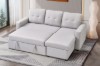 Picture of [FLOOR MODEL CLEARANCE]  HARTFIELD Reversible Corner Sofa/Sofa Bed with Storage (Grey)