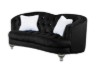 Picture of [FLOOR MODEL CLEARANCE] ALINA 2 Seater Velvet Curved Sofa with Pillows (Black)