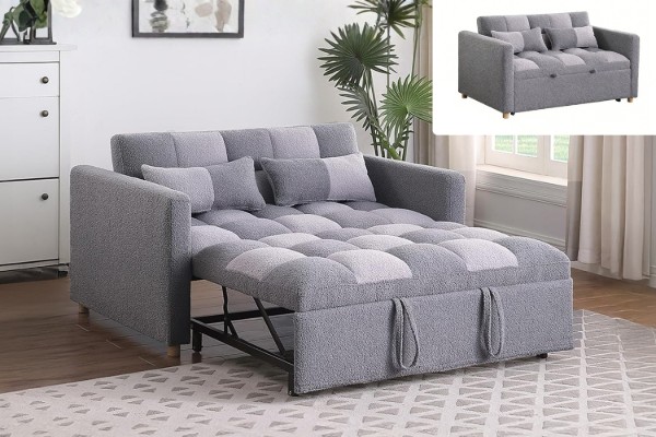 Picture of [FLOOR MODEL CLEARANCE] LYONS 2-Seater Pull-Out Sofa Bed with Adjustable Backrest