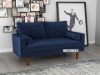 Picture of [FLOOR MODEL CLEARANCE] Faversham 2 Seat Sofa * Space Blue Velvet