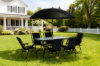 Picture of [FLOOR MODEL CLEARANCE]  JAXON 7PC Outdoor Dining Set with Umbrella