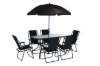 Picture of [FLOOR MODEL CLEARANCE]  JAXON 7PC Outdoor Dining Set with Umbrella