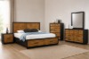 Picture of HERRINGBONE 4PC/5PC/6PC Genuine Wood Veneer Bedroom Combo in Queen/Super King Size