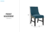 Picture of [FLOOR MODEL CLEARANCE]LANCEY High Back Dining Chair (Blue)