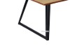 Picture of HENMAN 110 Rectangle Top and Flared Leg Coffee Table Oak and Black