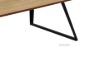 Picture of HENMAN 110 Rectangle Top and Flared Leg Coffee Table Oak and Black