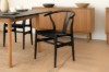 Picture of [FLOOR MODEL CLEARANCE] WISHBONE Solid Wood Y Replica Chair (Black)