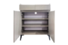 Picture of [FLOOR MODEL CLEARANCE]  VALEN 80 2-Door 2-Drawer Shoe Cabinet