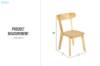 Picture of [FLOOR MODEL CLEARANCE] RONDO Louis Style Solid Wood Dining Chair (45x48x78)