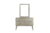 Picture of [FLOOR MODEL CLEARANCE] BALLINA 4-Drawer Solid Acacia Wood Dresser with Mirror
