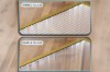Picture of [FLOOR MODEL CLEARANCE]  TOBAGO 68 Square Ribbed Tempered Glass Coffee Table