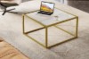 Picture of [FLOOR MODEL CLEARANCE]  TOBAGO 68 Square Ribbed Tempered Glass Coffee Table