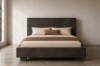 Picture of RIDHELINE Genuine Wood Veneer Bed Frame in Queen/Super King Size
