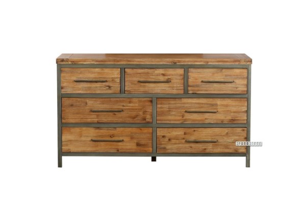 Picture of [FLOOR MODEL CLEARANCE] KANSAS 7-Drawer Dresser with Mirror - Dresser Only