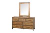 Picture of [FLOOR MODEL CLEARANCE] KANSAS 7-Drawer Dresser with Mirror - Dresser Only