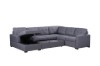 Picture of [FLOOR MODEL CLEARANCE] WINFLEX Fabric Sectional Pullout Sofa Bed (Grey) - Chaise Facing Right Sofa