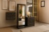 Picture of RIDHELINE 4PC/5PC/6PC Genuine Wood Veneer Bedroom Combo Set in Queen/Super King Size