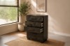 Picture of RIDHELINE 4PC/5PC/6PC Genuine Wood Veneer Bedroom Combo Set in Queen/Super King Size