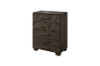 Picture of RIDHELINE 4PC/5PC/6PC Genuine Wood Veneer Bedroom Combo Set in Queen/Super King Size