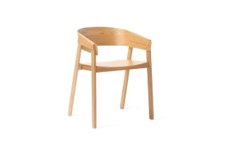 Picture of REPLICA COVER Solid White Oak Armchair - Each