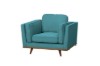 Picture of [FLOOR MODEL CLEARANCE] PANAMA 1 Seater Sofa/Lounge Chair (Beach Blue)