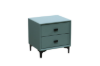 Picture of [FLOOR MODEL CLEARANCE] BRECON 2-Drawer Bedside Table (Blue)
