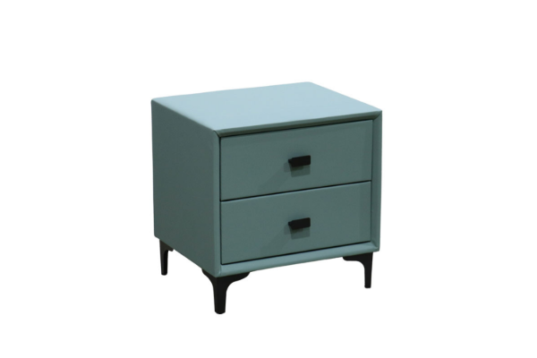 Picture of [FLOOR MODEL CLEARANCE] BRECON 2-Drawer Bedside Table (Blue)