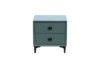 Picture of [FLOOR MODEL CLEARANCE] BRECON 2-Drawer Bedside Table (Blue)