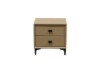 Picture of [FLOOR MODEL CLEARANCE]BRECON 2-Drawer Bedside Table (Brown)