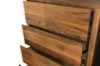 Picture of WALNOVA 3PC/4PC/5PC/6PC Genuine Walnut Veneer Bedroom Combo Set with Side Pier in Queen Size