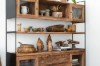 Picture of [FLOOR MODEL CLEARANCE] ELMORE Reclaimed Pine Wood Cabinet Shelf/Display Cabinet(190x180cm)