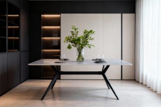 Picture of [FLOOR MODEL CLEARANCE] STRATOS Sintered Stone Dining Table - 180 Table