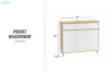 Picture of RENO 3-Drawer 3-Door Shoe Cabinet