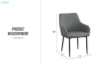 Picture of DALTON Dining Chair (Grey) - Each
