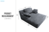 Picture of OVIOS Compressed Oversized Chaise/Lounge Chair/Sofa Bed