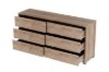 Picture of OAKFORD 6-Drawer Dresser with Mirror