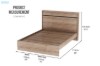 Picture of OAKFORD Bed Frame in Queen/Super King Size