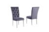 Picture of [FLOOR MODEL CLEARANCE]PHILIPE Velvet Dinning Chair (Grey)