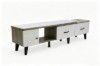 Picture of [FLOOR MODEL CLEARANCE]AVERON 120-170 Extension Sintered Stone Top TV Unit with 1-Door 2-Drawer