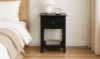 Picture of [FLOOR MODEL CLEARANCE]METRO Pine 1-Drawer Bedside Table (Black)