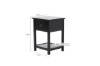 Picture of [FLOOR MODEL CLEARANCE]METRO Pine 1-Drawer Bedside Table (Black)