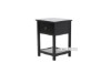 Picture of [FLOOR MODEL CLEARANCE]METRO Pine 1-Drawer Bedside Table (Black)