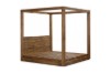 Picture of [FLOOR MODEL CLEARANCE]LIORA Reclaimed Pine 4 Poster Bed Frame in Queen Size