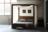 Picture of [FLOOR MODEL CLEARANCE]LIORA Reclaimed Pine 4 Poster Bed Frame in Queen Size